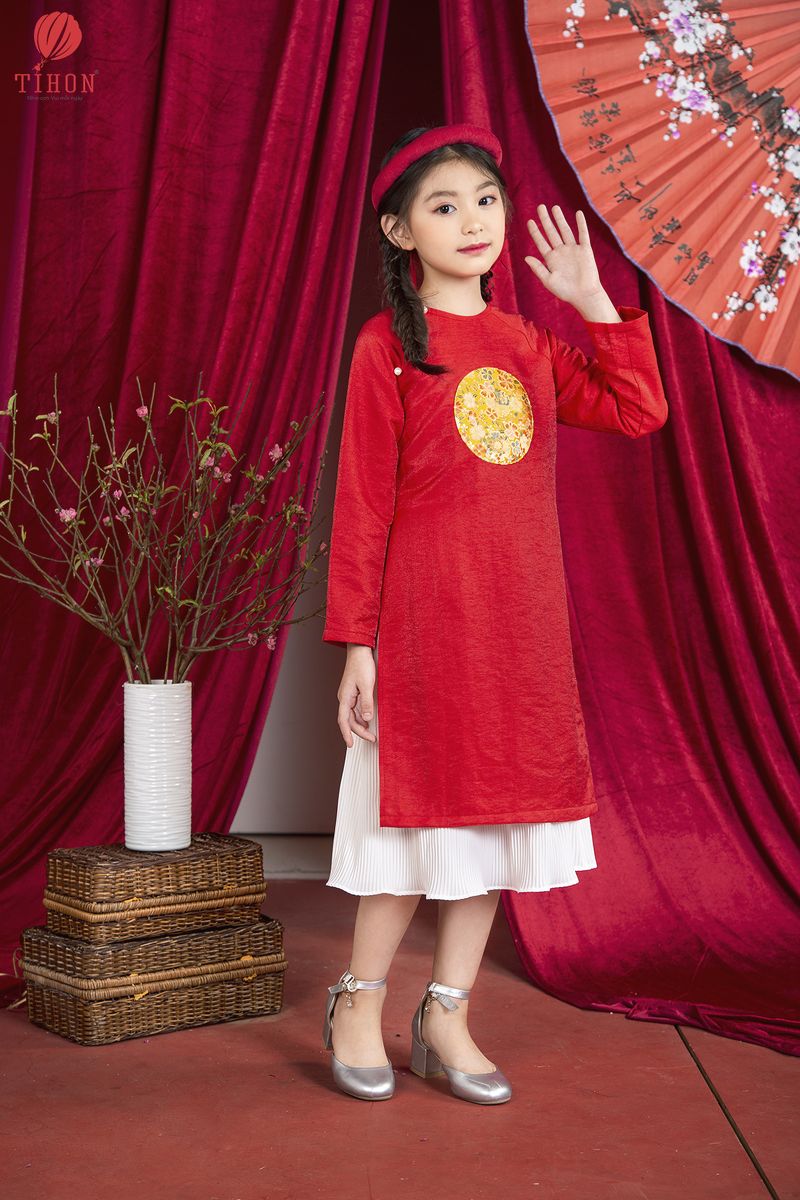 Áo dài ADT08G-1136Đ-904