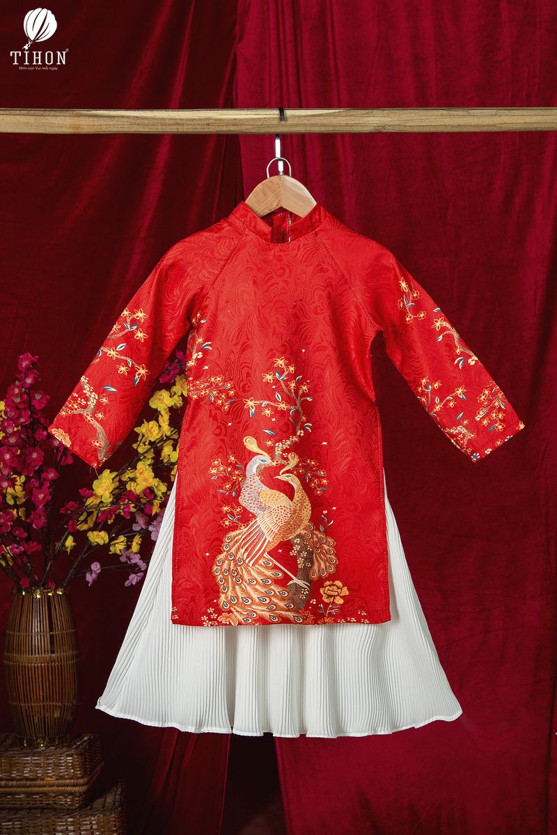 Áo dài Gấm ADT08G-1145Đ-906