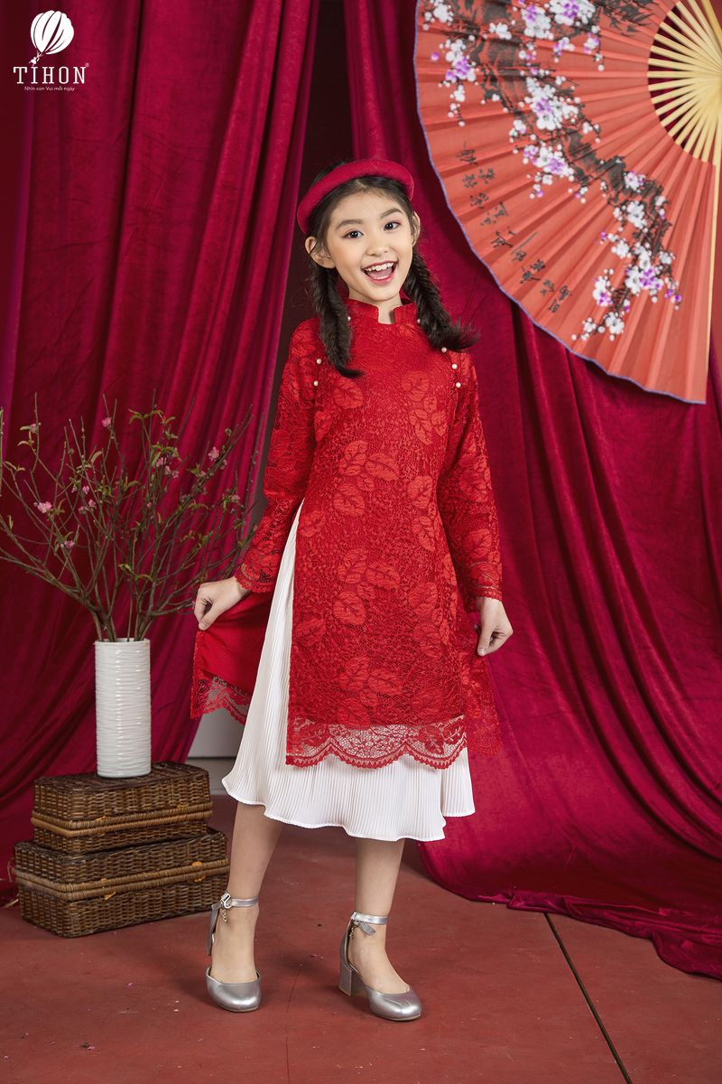 Áo dài ADT08G-1139Đ-906