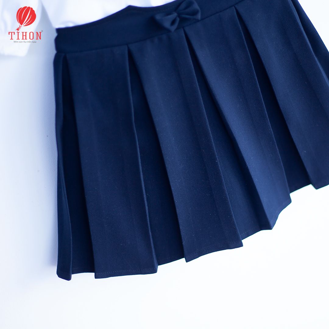 Chân váy BG xếp ly nơ trước