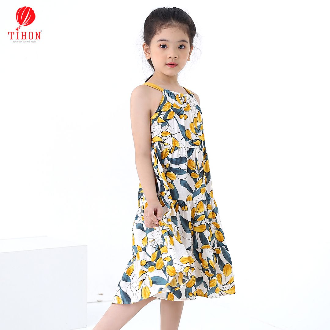 Váy thô buộc dây TT hoạ tiết 906