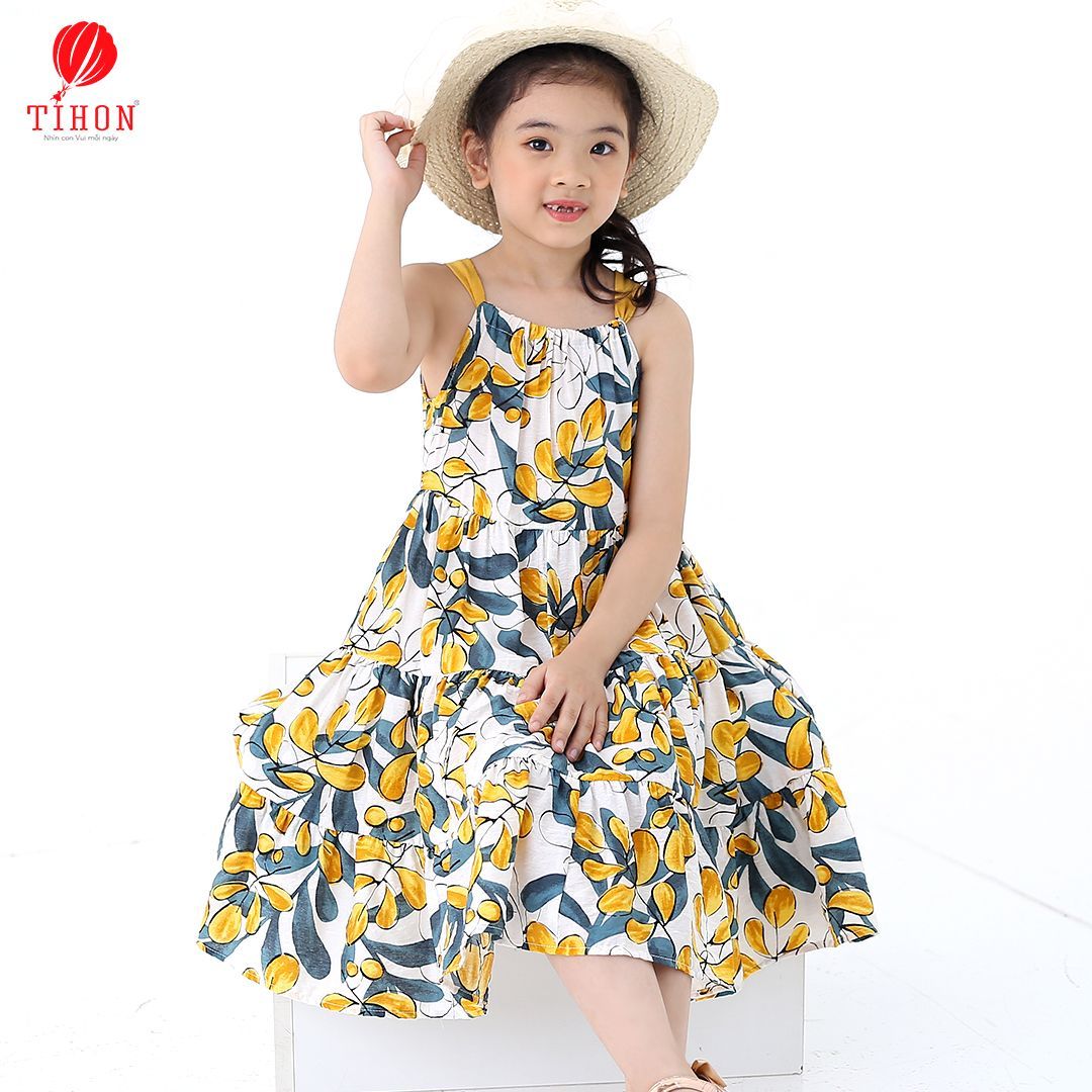 Váy thô buộc dây TT hoạ tiết 906