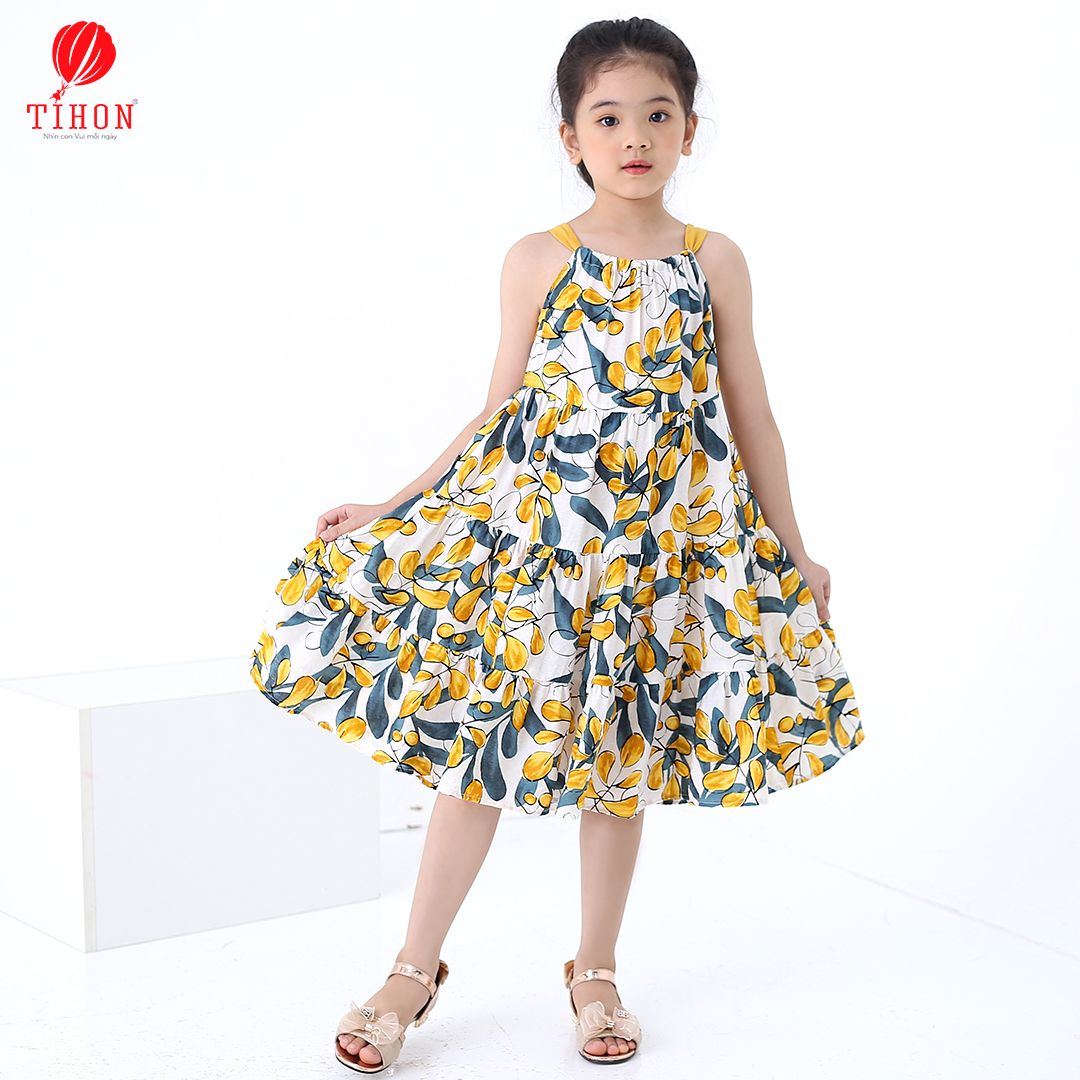 Váy thô buộc dây TT hoạ tiết 906
