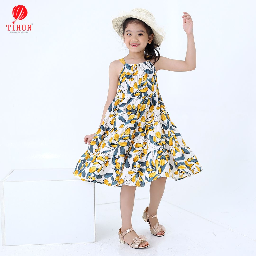 Váy thô buộc dây TT hoạ tiết 906