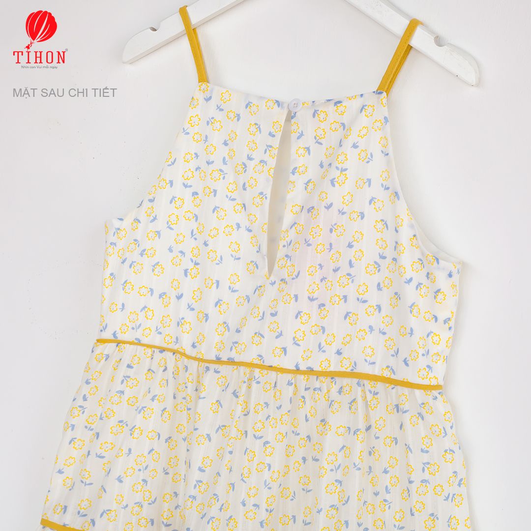 Váy thô hoa nhí phối 3 tầng 906