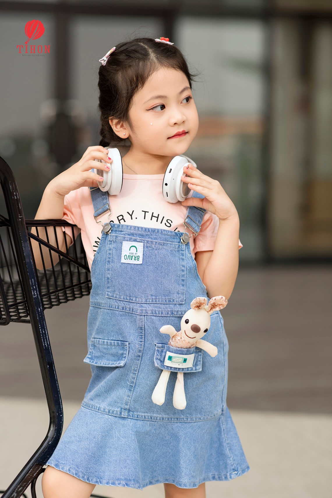 Chân váy bò dây buộc - ZZ Kids - Hệ thống cửa hàng thời trang trẻ em
