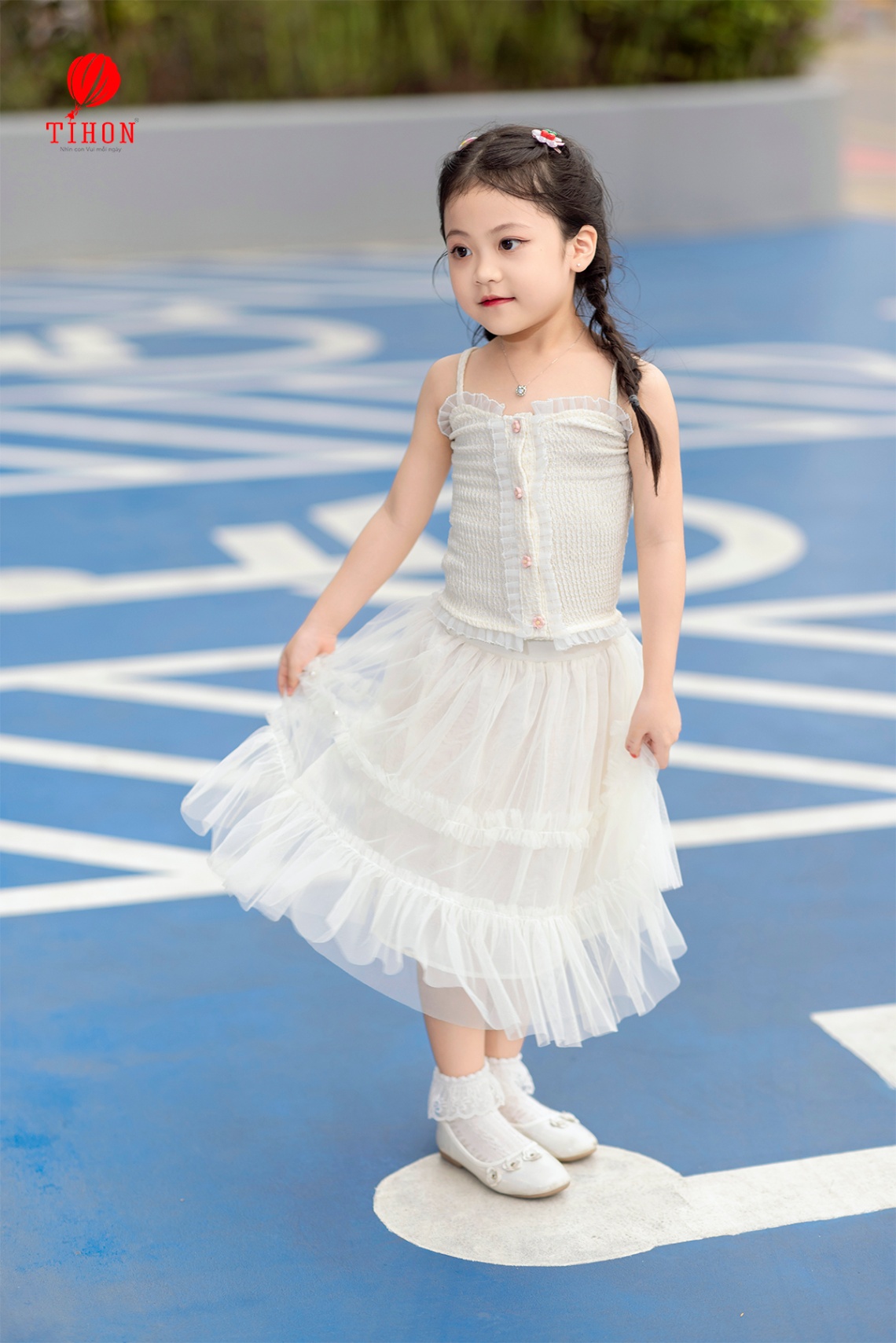 Chân váy lưới các màu