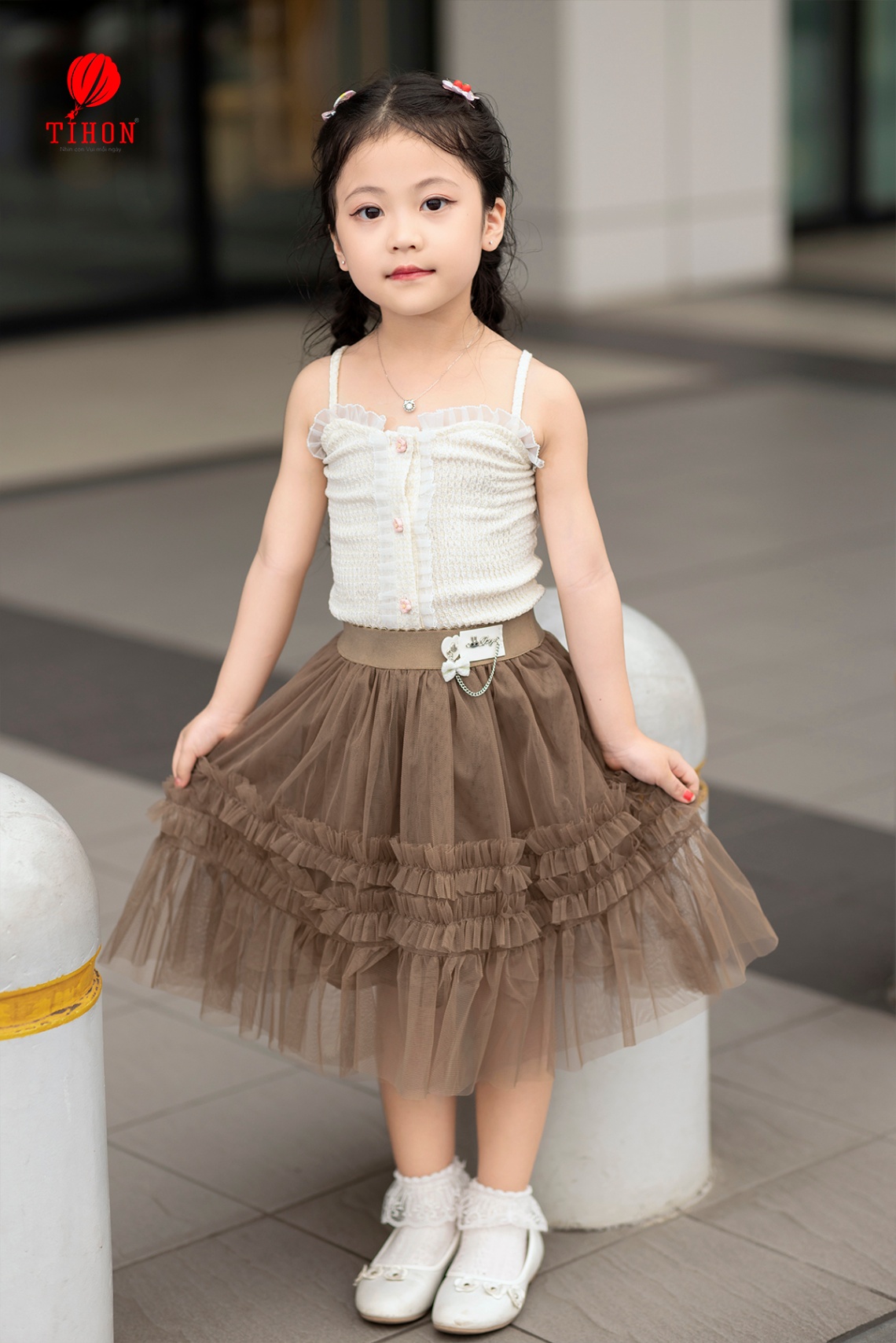 Mua Váy công chúa đầm công chúa thiết kế cao cấp cho bé gái màu hồng nhún  ren chân váy cho bé từ 1-10 tuổi - Size 1 : 8 - 10kg tại Moms Choice | Tiki