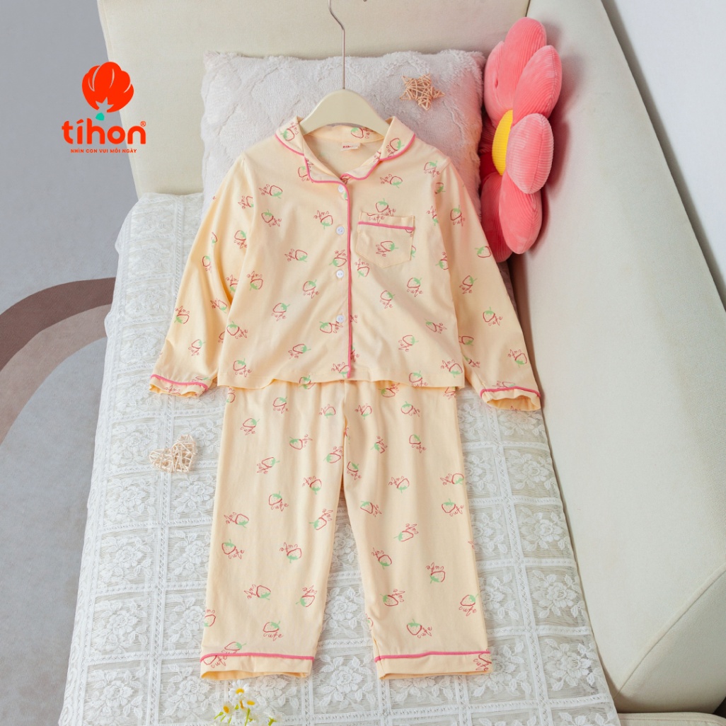 Đồ Bộ Bé Gái PYJAMA Màu Sắc