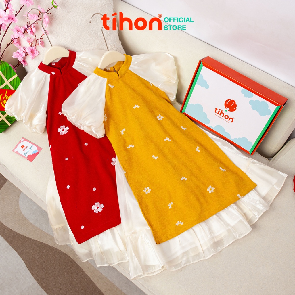 Set bộ ADBG nhung thêu hoa mai 906