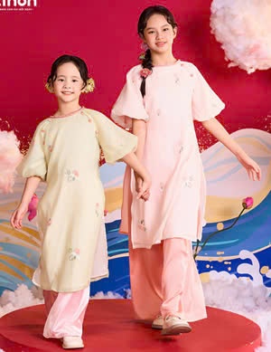 Set bộ ADBG tơ thêu tết cổ 906