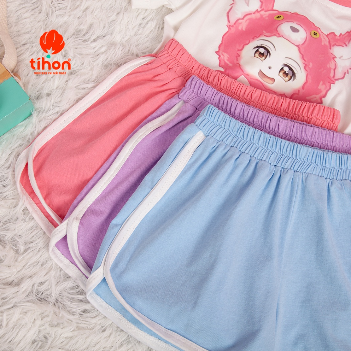 Set bộ BG cotton in hình gấu 905