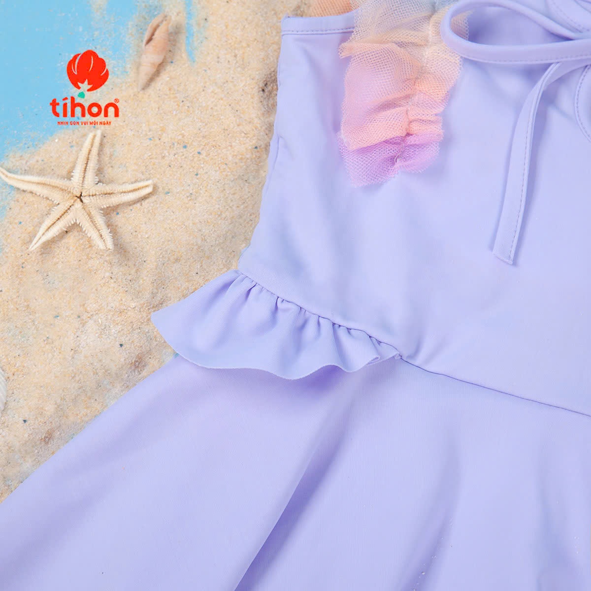 Bộ bơi BG cánh tiên phối lưới 904