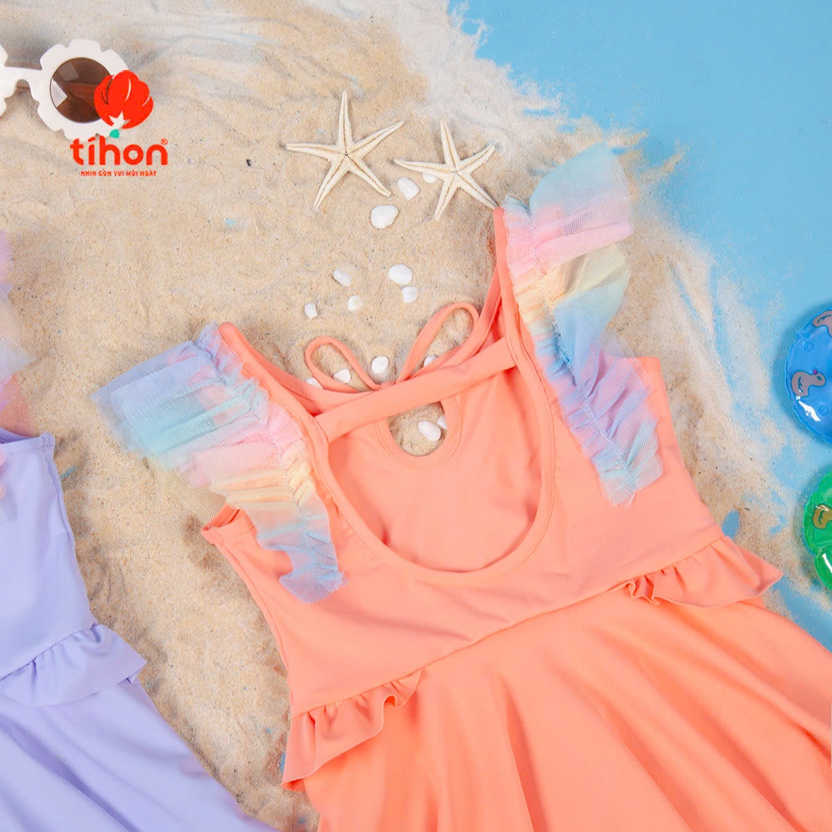 Bộ bơi BG cánh tiên phối lưới 904