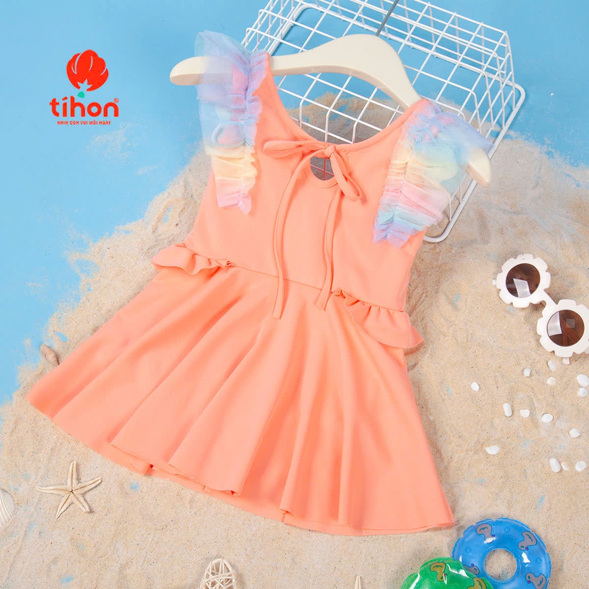 Bộ bơi BG cánh tiên phối lưới 904
