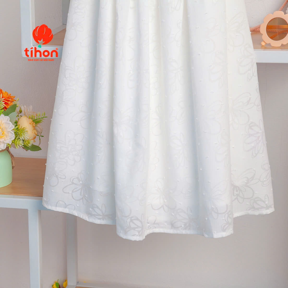Váy BG hai dây thô phối bèo ngực 906
