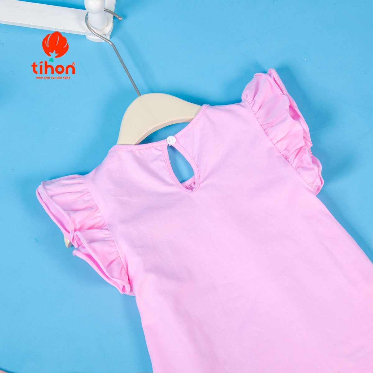 Áo cotton BG cánh tiên in họa tiết