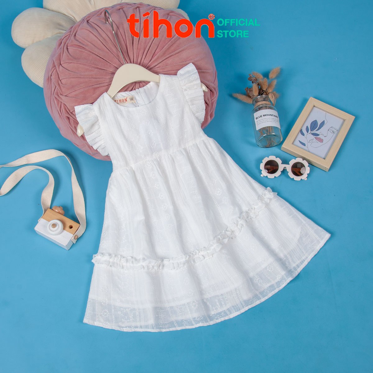 Váy BG cánh tiên phối bèo nhún 906