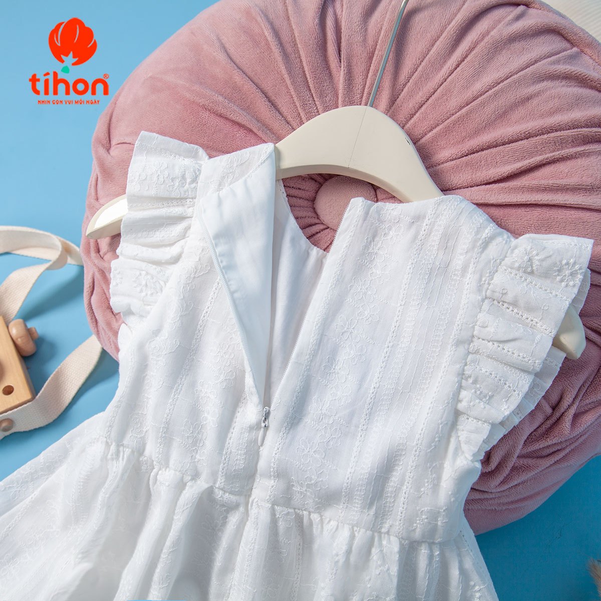 Váy BG cánh tiên phối bèo nhún 906