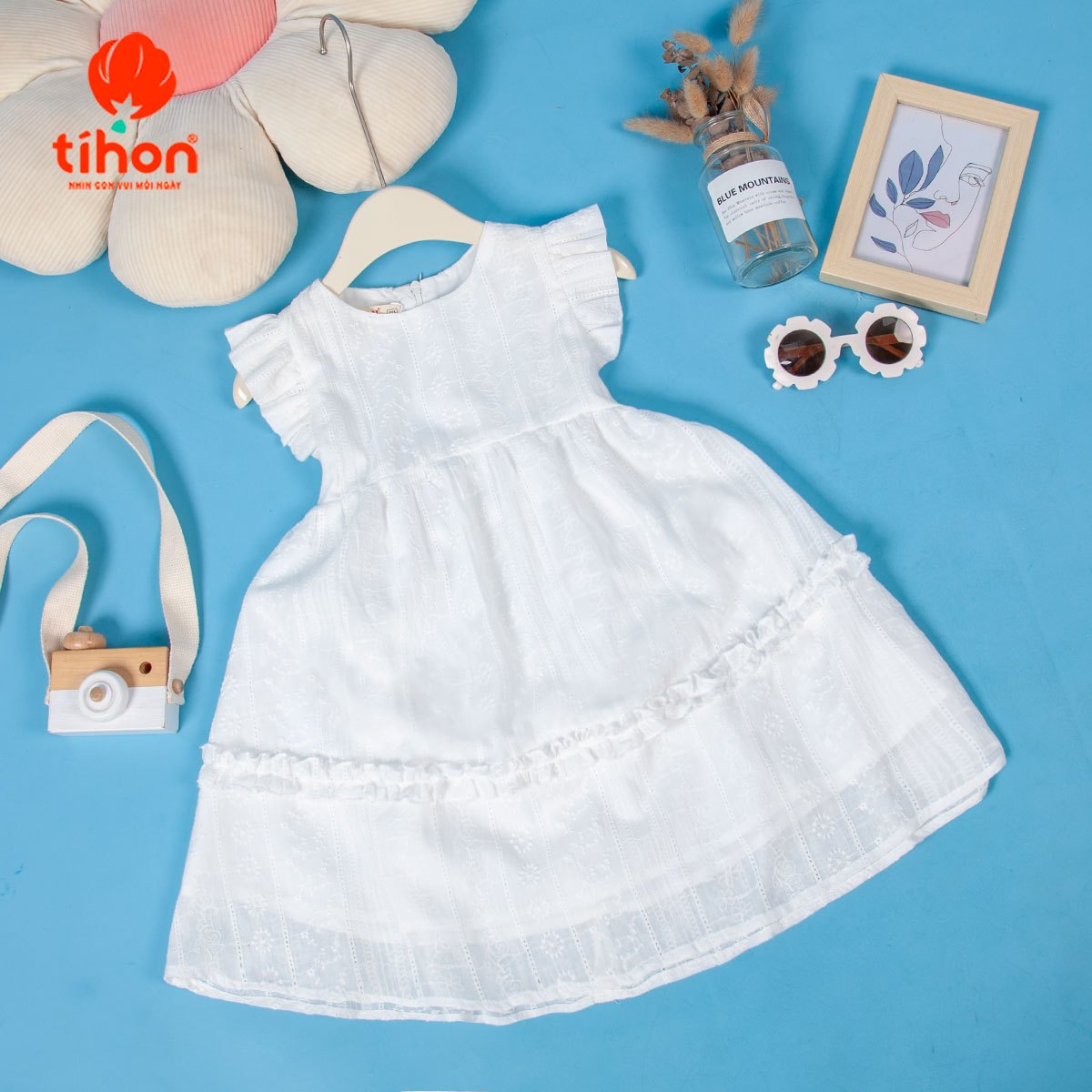 Váy BG cánh tiên phối bèo nhún 906