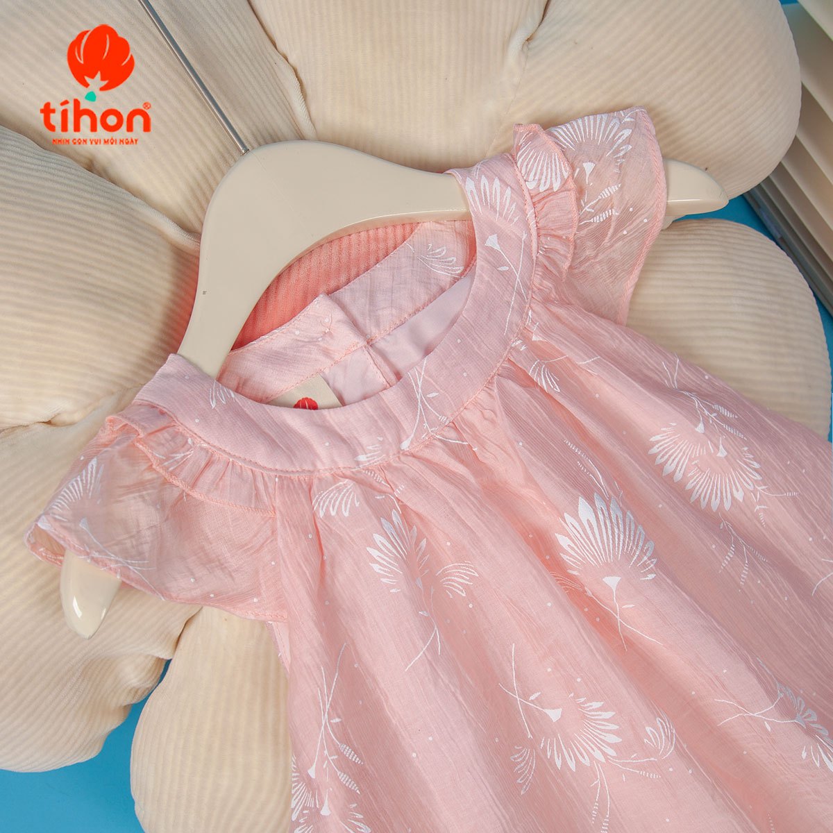 Váy BG tơ hoa cánh tiên 906