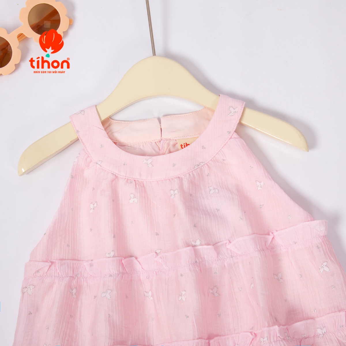 Set bộ BG cổ yếm bèo nhún 904