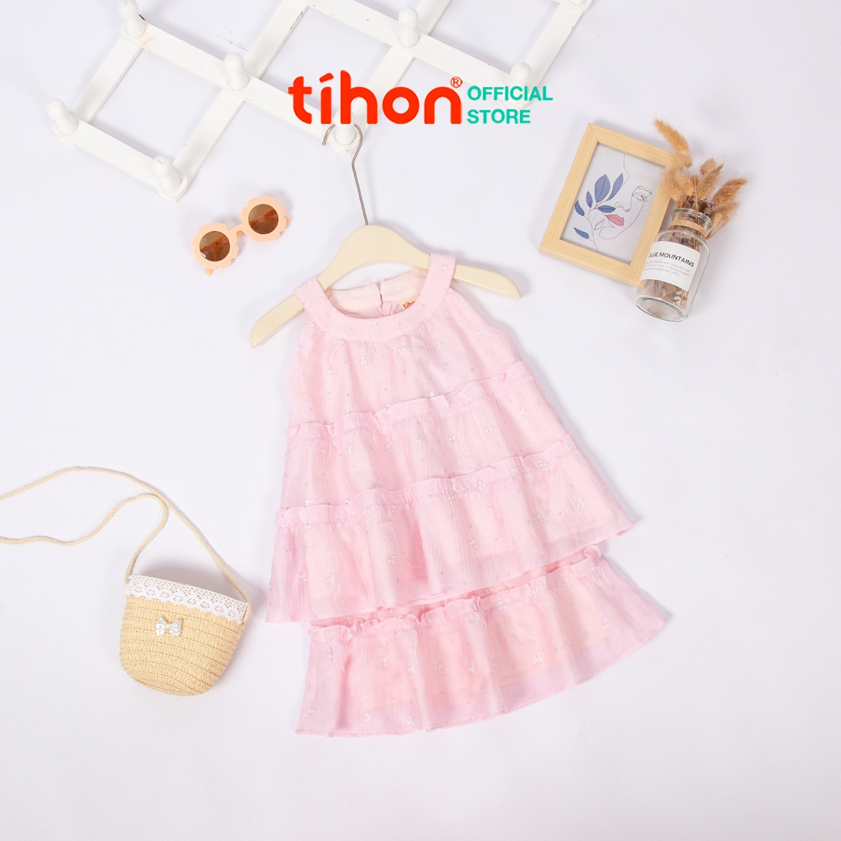 Set bộ BG cổ yếm bèo nhún 904