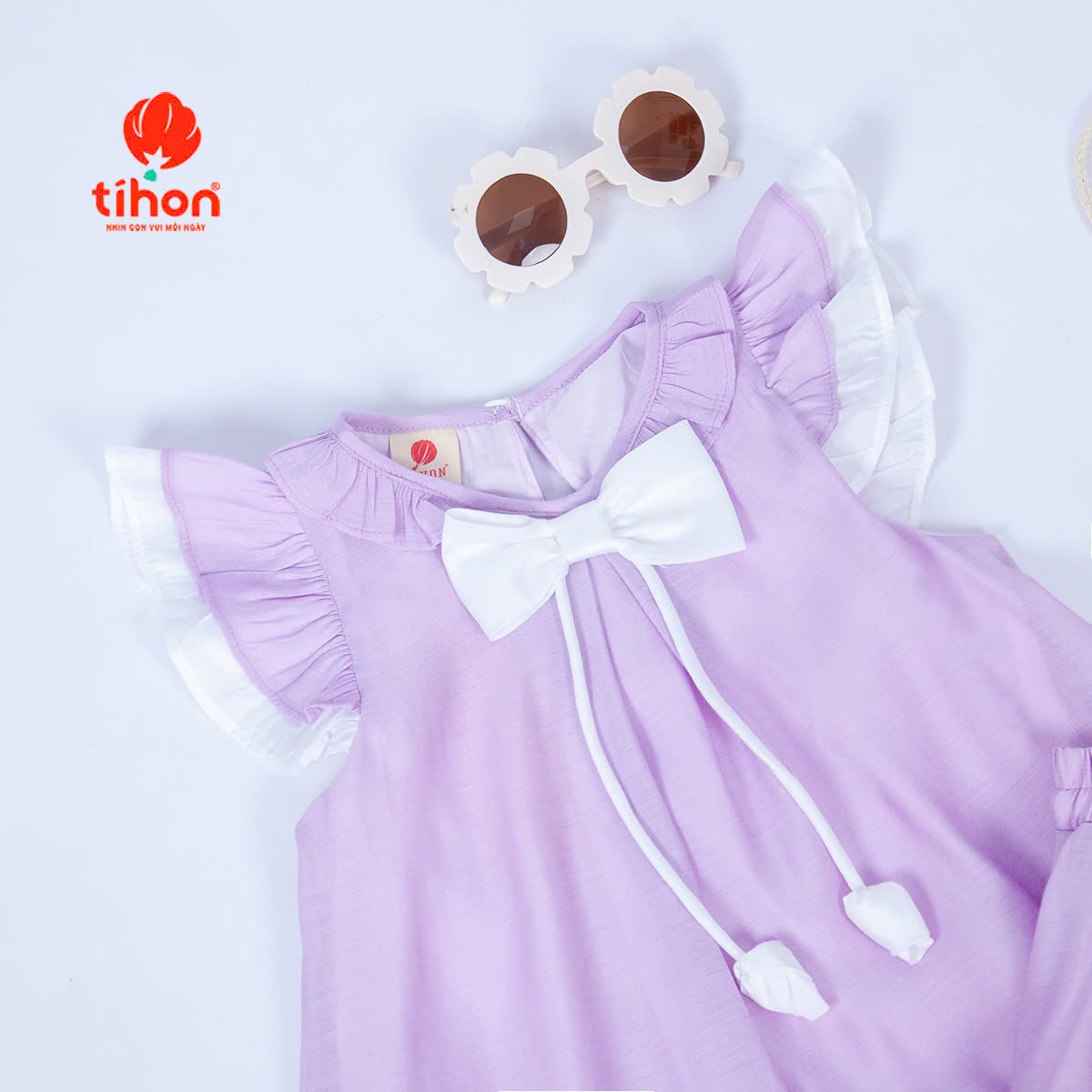 Set bộ BG đính nơ, CV ngắn 106