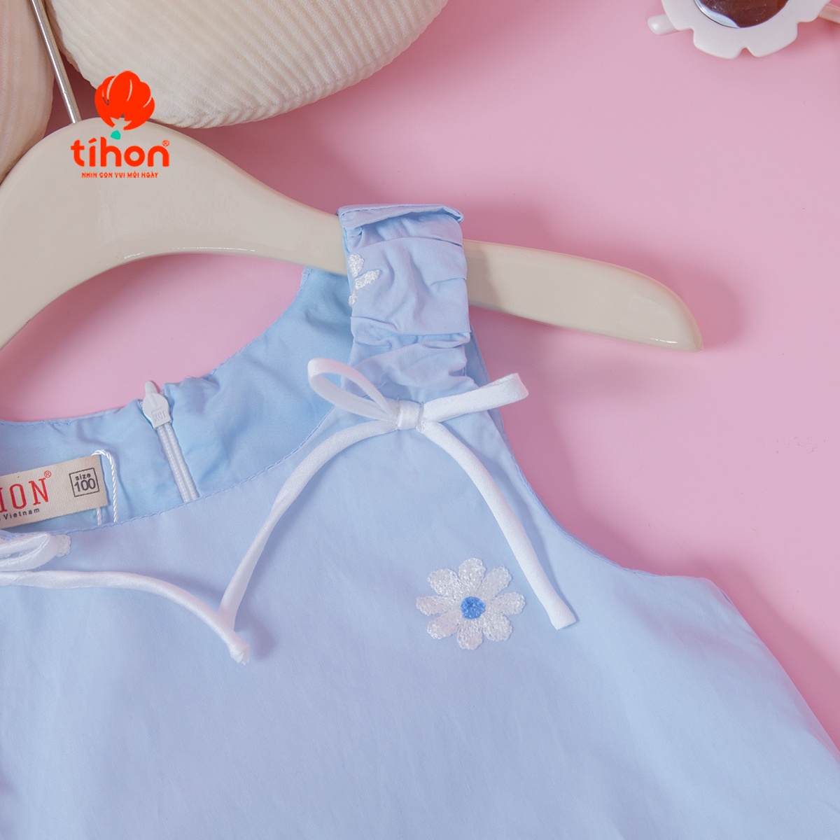Váy BG sát nách dáng bí họa tiết 906