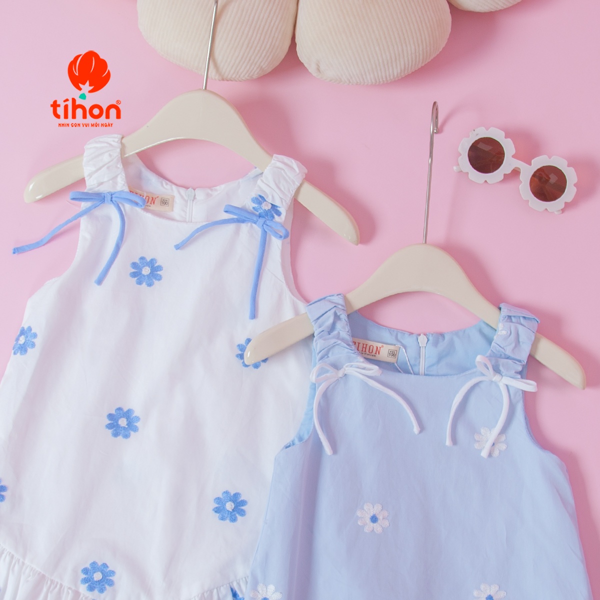 Váy BG sát nách dáng bí họa tiết 906