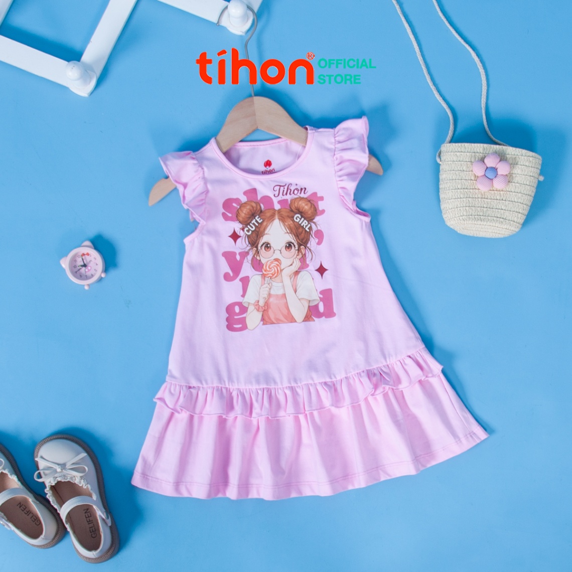 Váy BG cánh tiên in HT 905
