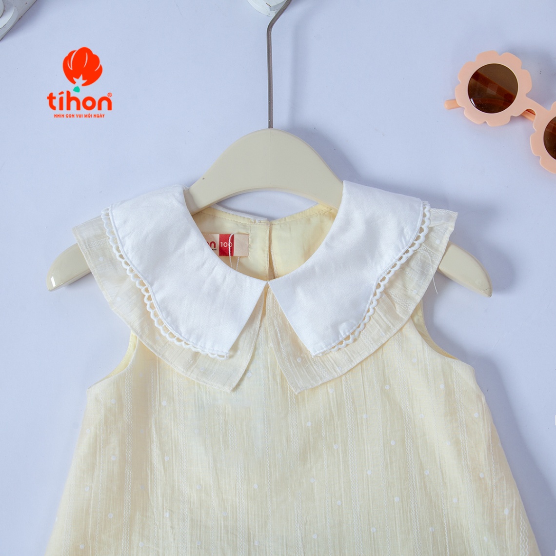 Set bộ BG sát nách, Chân váy bèo nhún 106