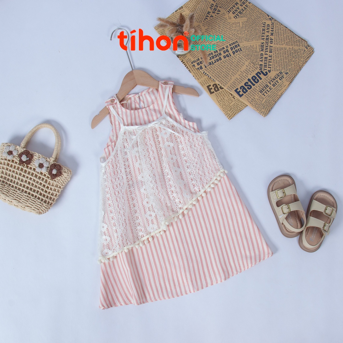 Set váy BG sát nách + áo đính nơ 905