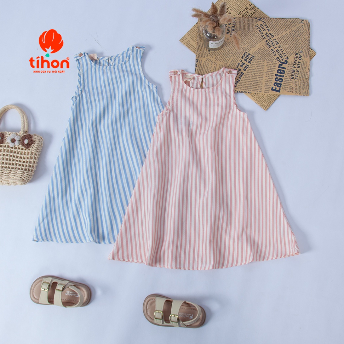 Set váy BG sát nách + áo đính nơ 905