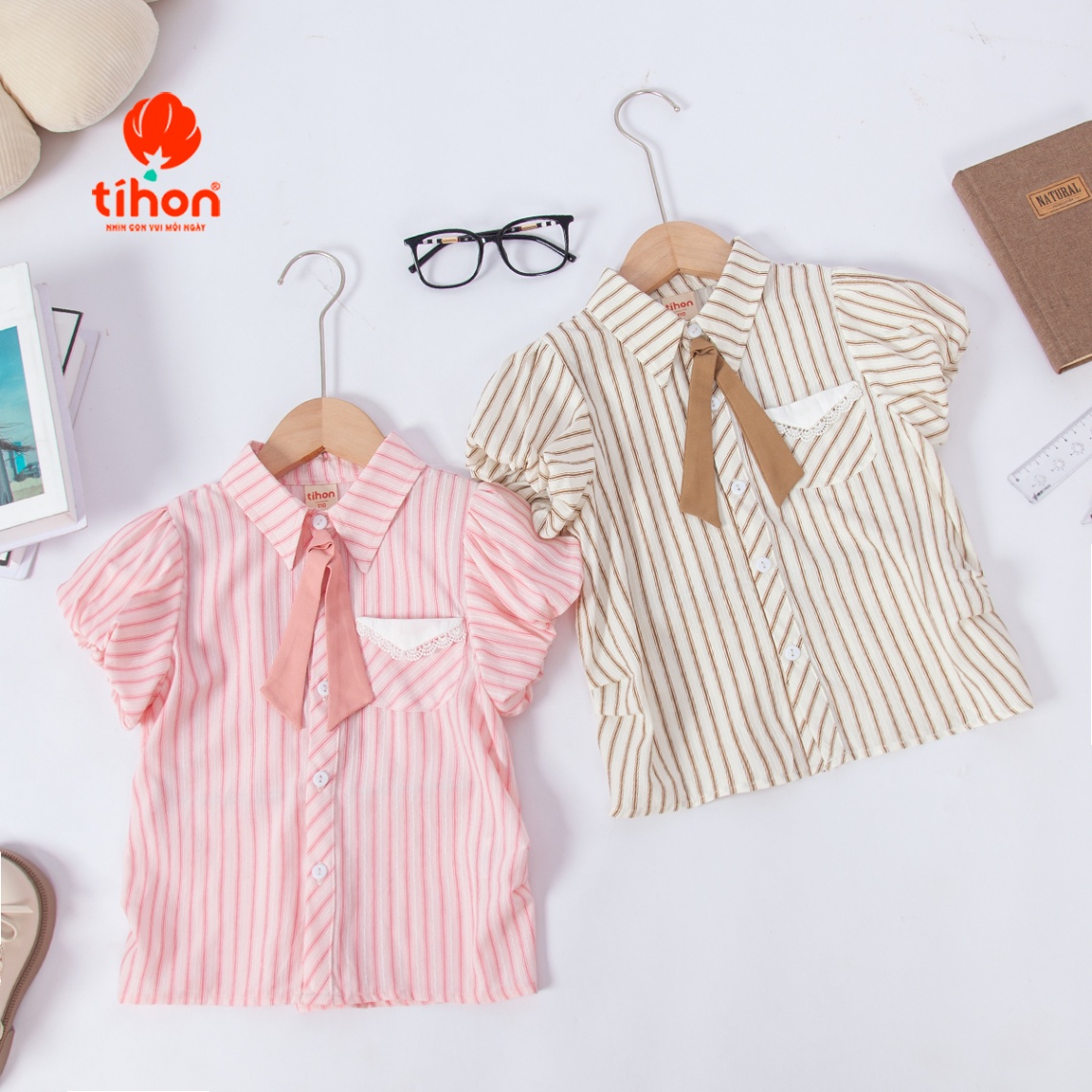 Set bộ BG tay bồng, Chân váy bèo 115