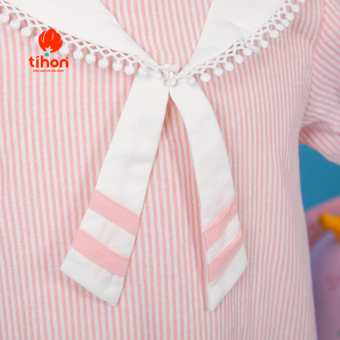 Váy BG cổ thủy thủ tay phồng 106
