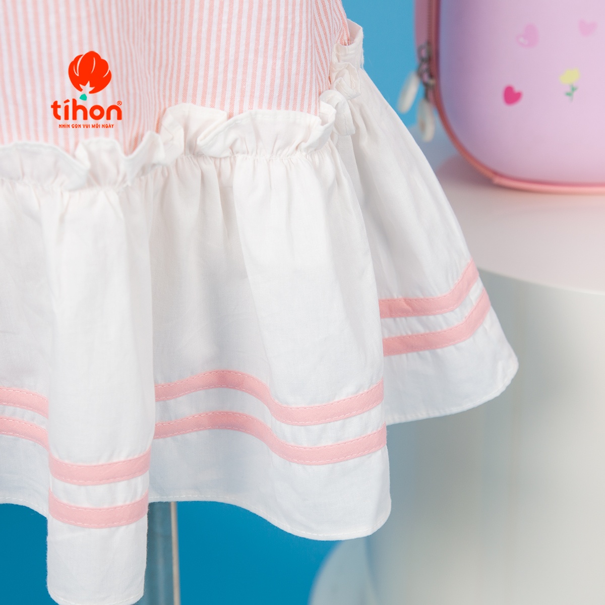 Váy BG cổ thủy thủ tay phồng 106