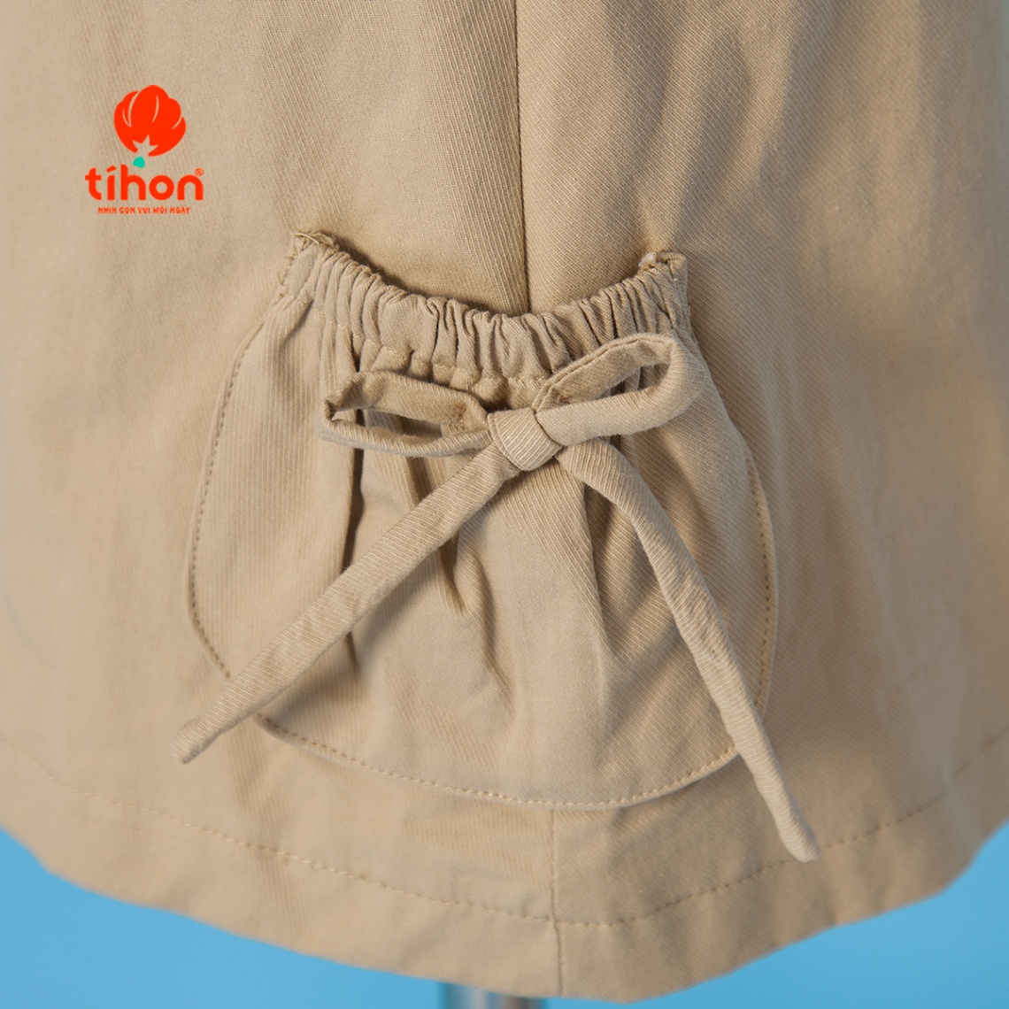 Chân váy BG túi hộp đính nơ 116
