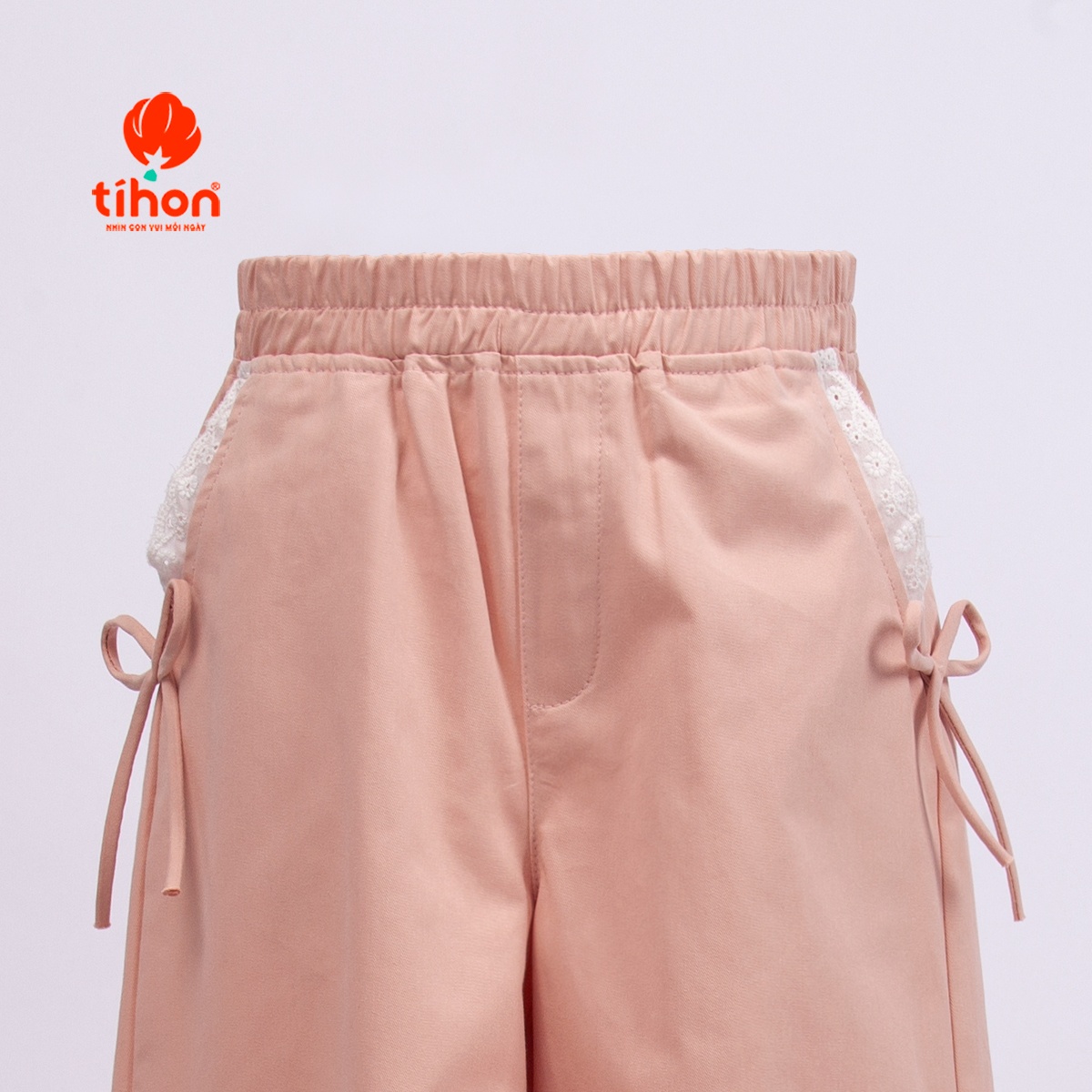 Quần BG ống suông đính nơ 116