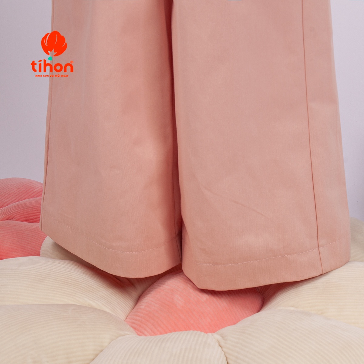 Quần BG ống suông đính nơ 116