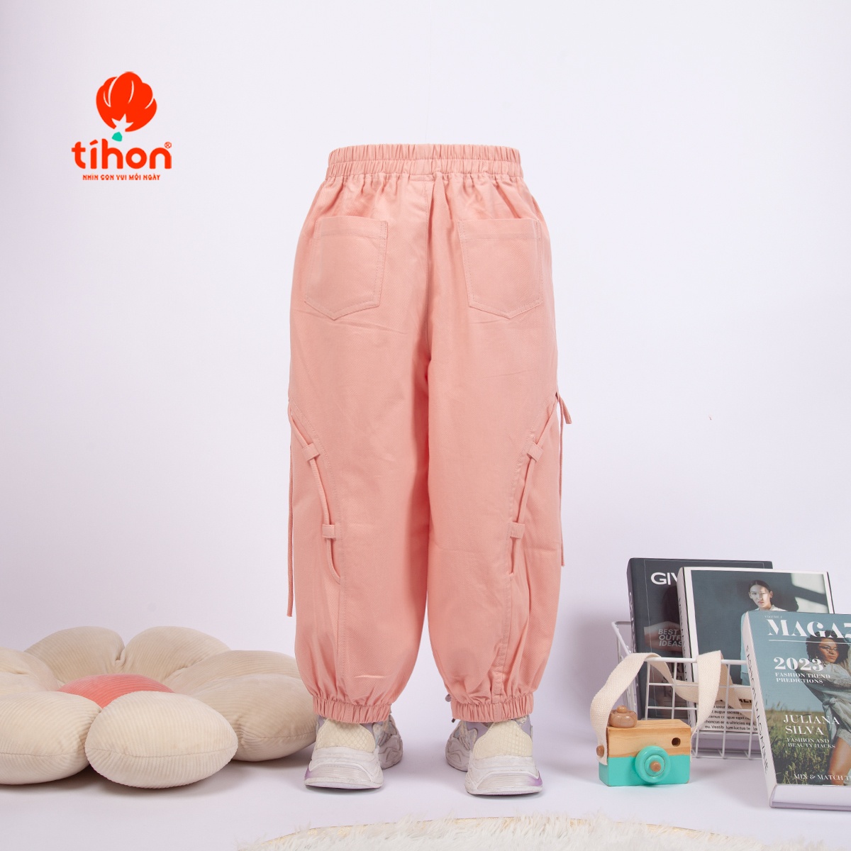 Quần BG bo ống đính nơ 116