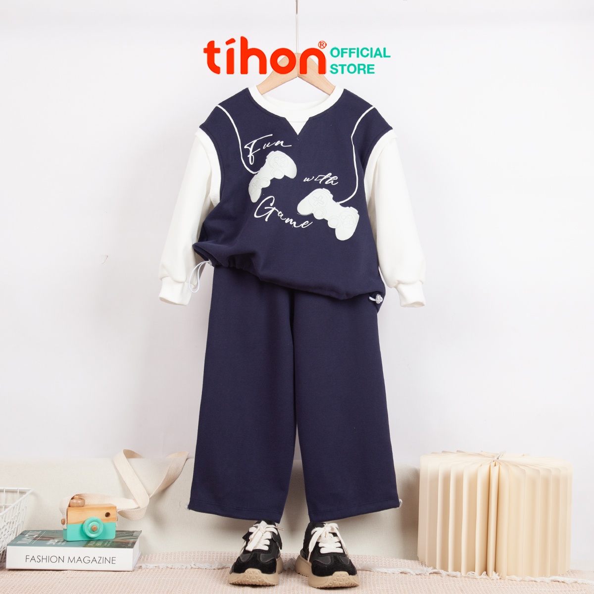 Đồ bộ BT dài tay in HT 905