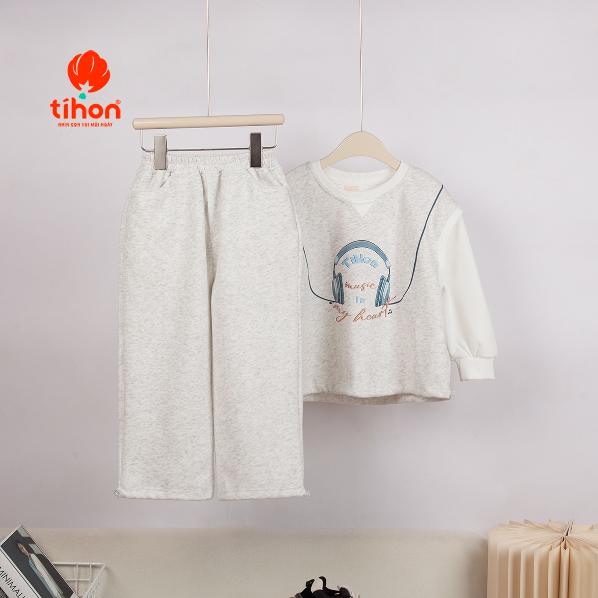 Đồ bộ BT dài tay in HT 905