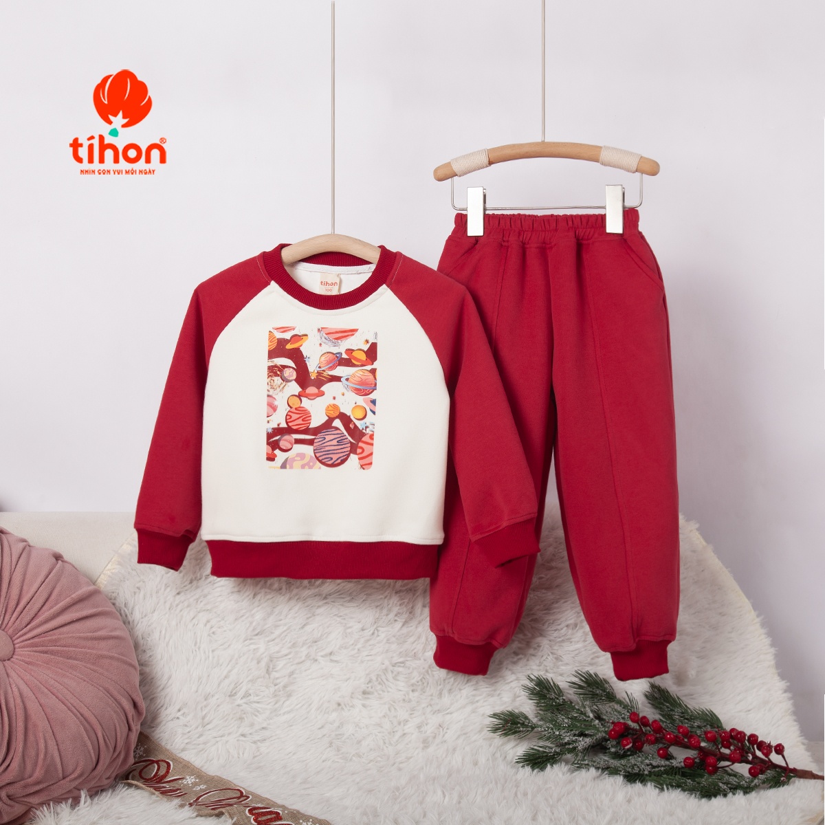 Set bộ bé trai dài tay in hình 106