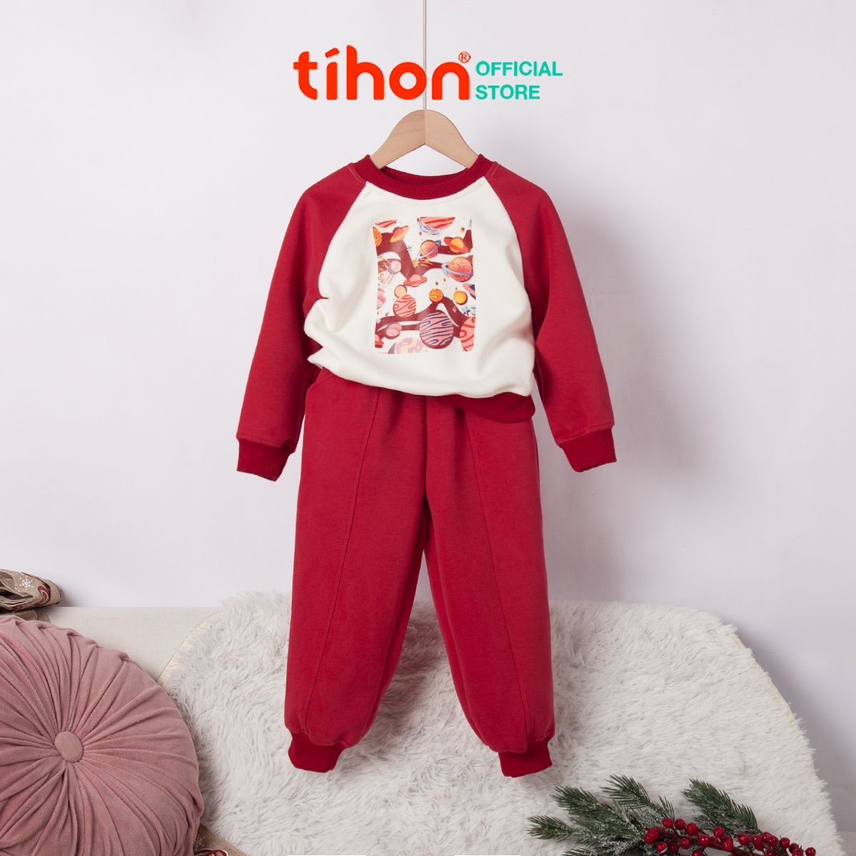 Set bộ bé trai dài tay in hình 106
