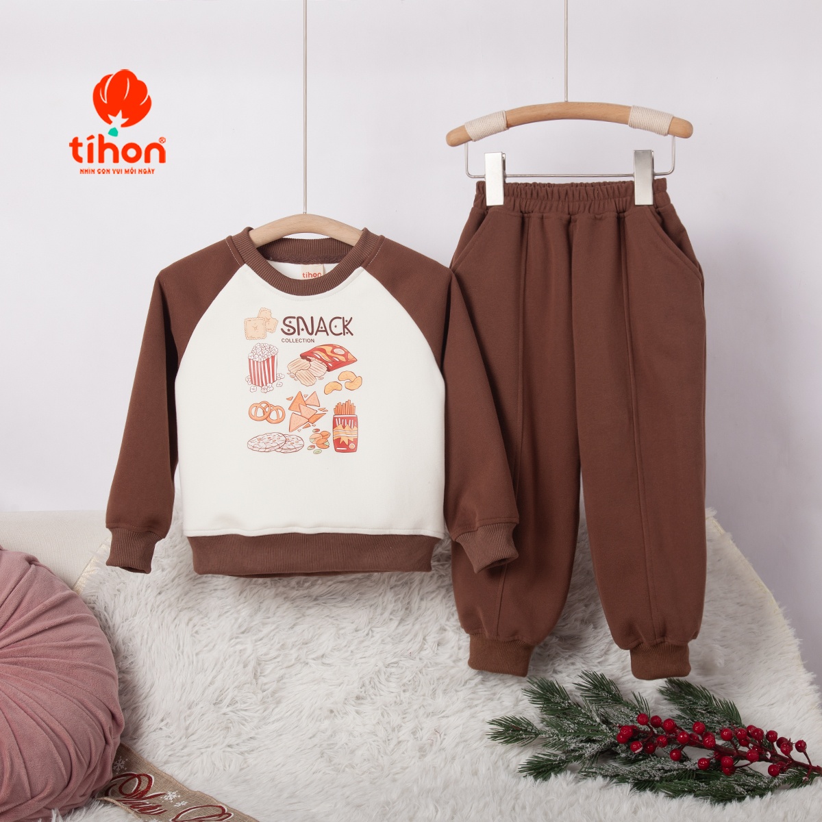 Set bộ bé trai dài tay in hình 106