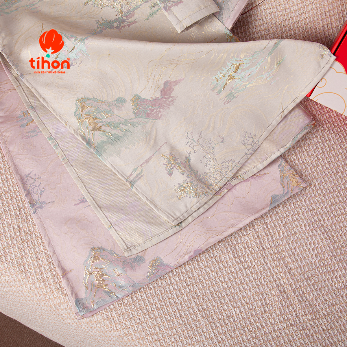 Áo dài bé trai sơn thủy 906