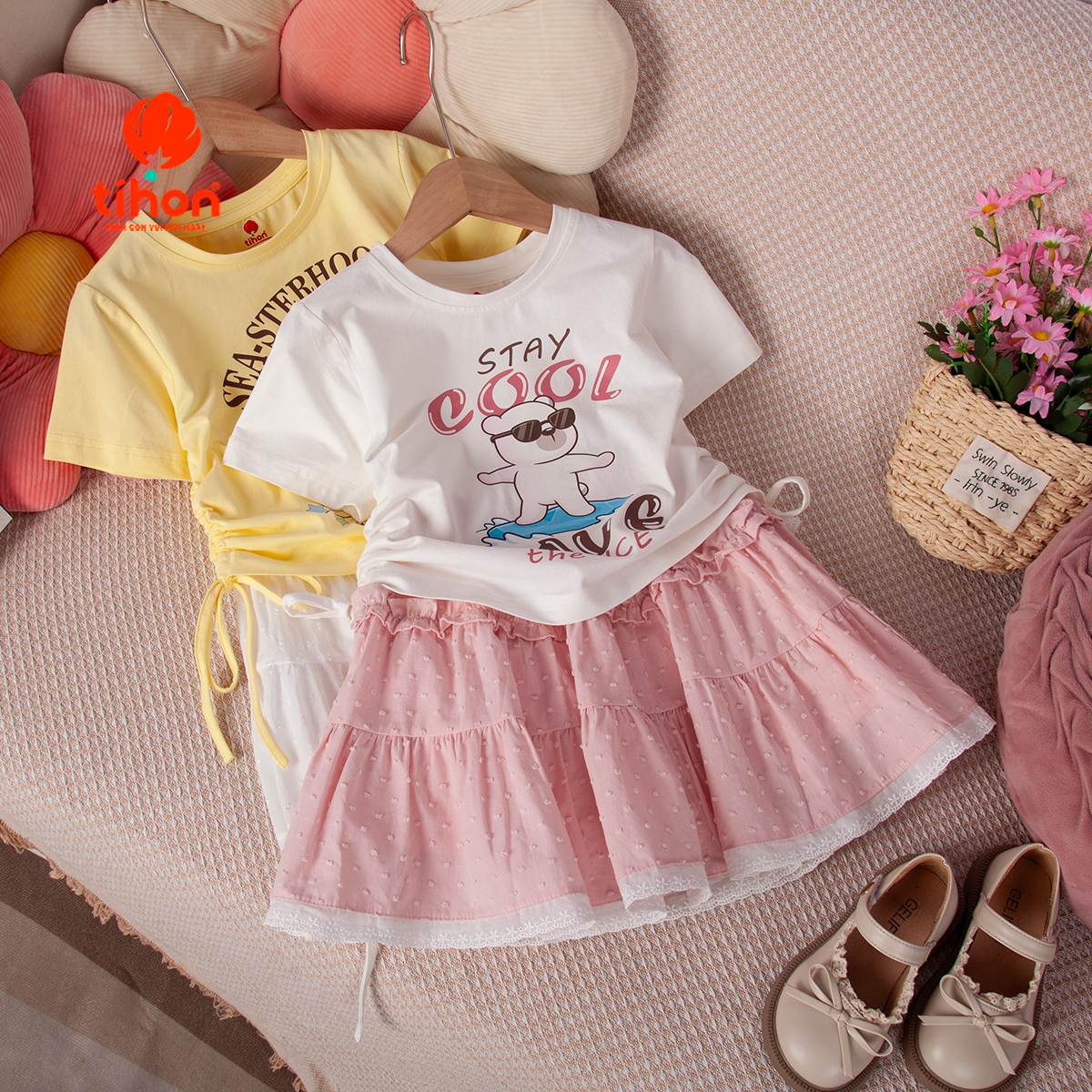 Set bộ BG cộc tay dây rút 106