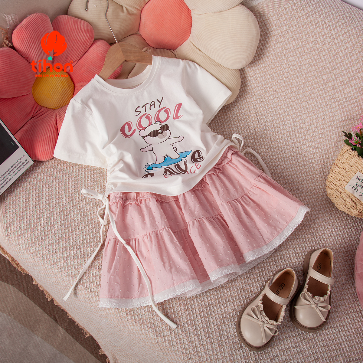 Set bộ BG cộc tay dây rút 106