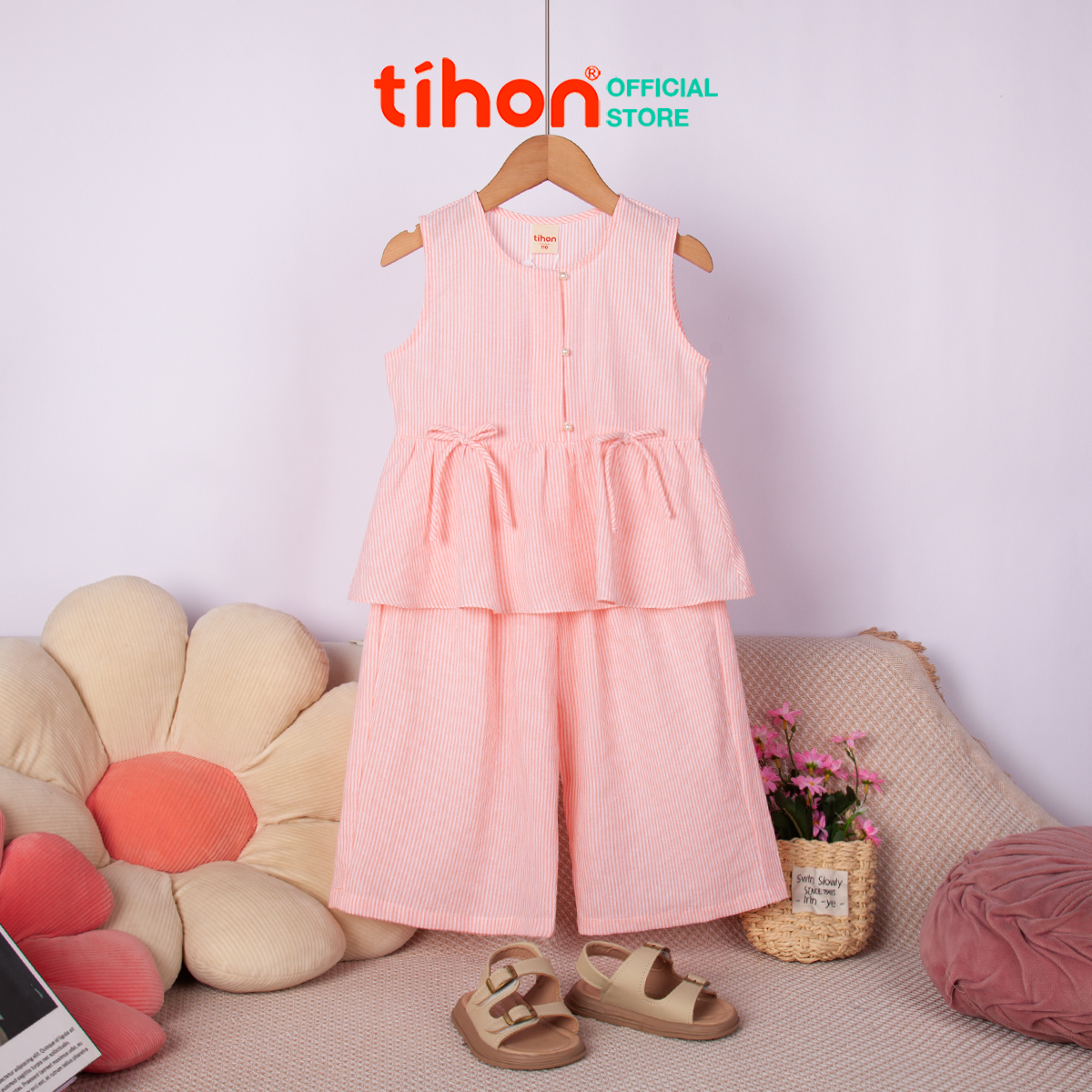 Set bộ BG sát nách đính khuy ngọc 106